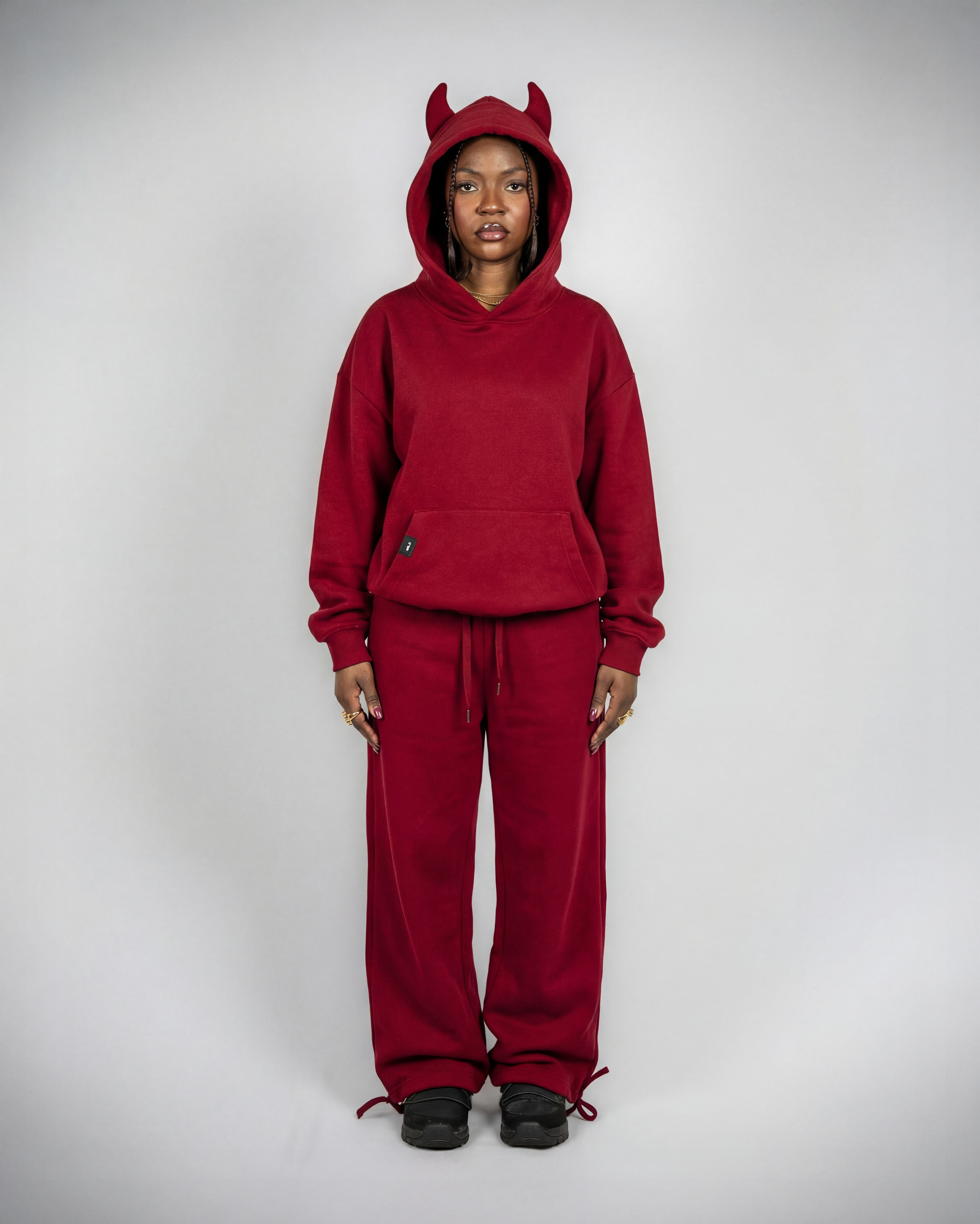 WAVE DEVIL SWEATSUITS SET - RED
