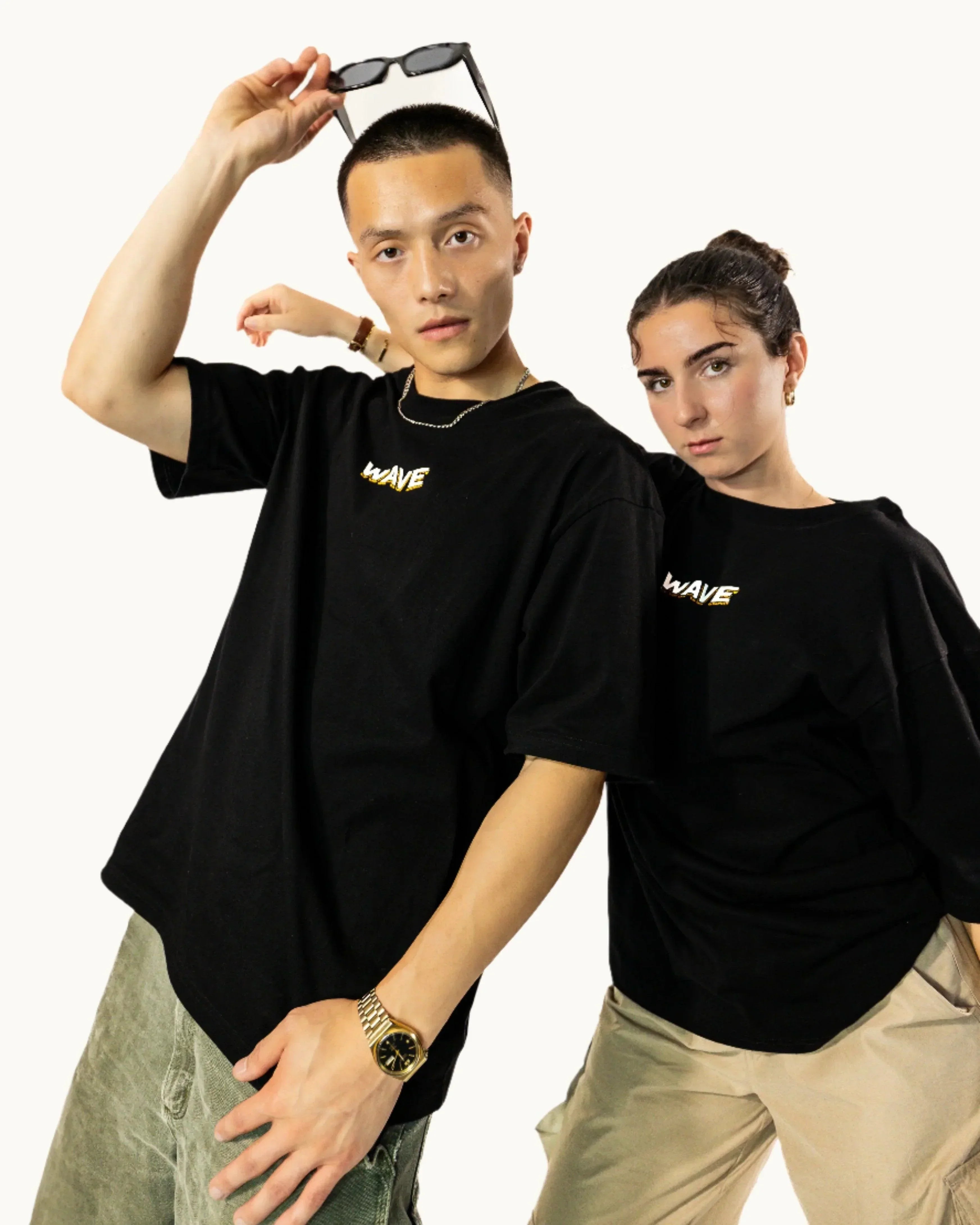 【新品】VALLAD WAVE LOGO TEE Mサイズ　ブラック　BLK VNDL TEE / BLACK | ZETA DIVISION STORE