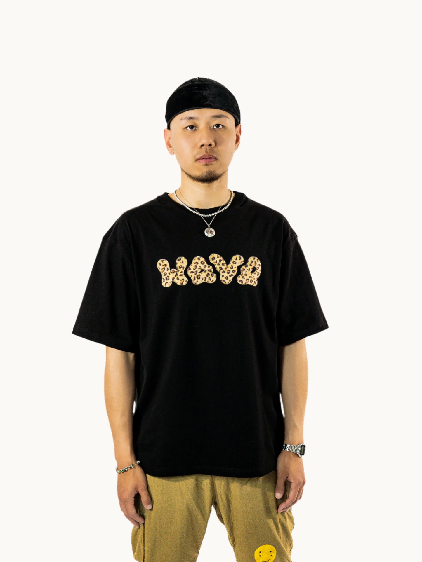 WAVE LEOPARD PELZ T-SHIRT