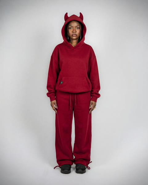 WAVE DEVIL SWEATSUITS SET - RED